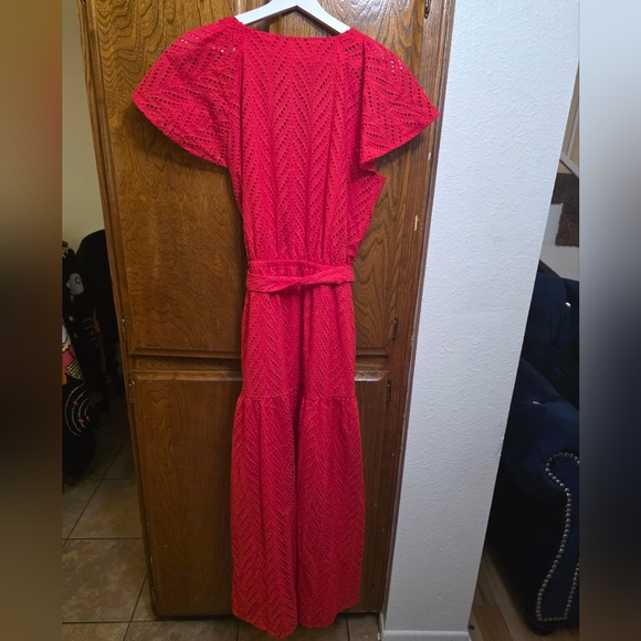 NWOT Evereve Daisy Eyelet Dress Size XL - Picture 8 of 12